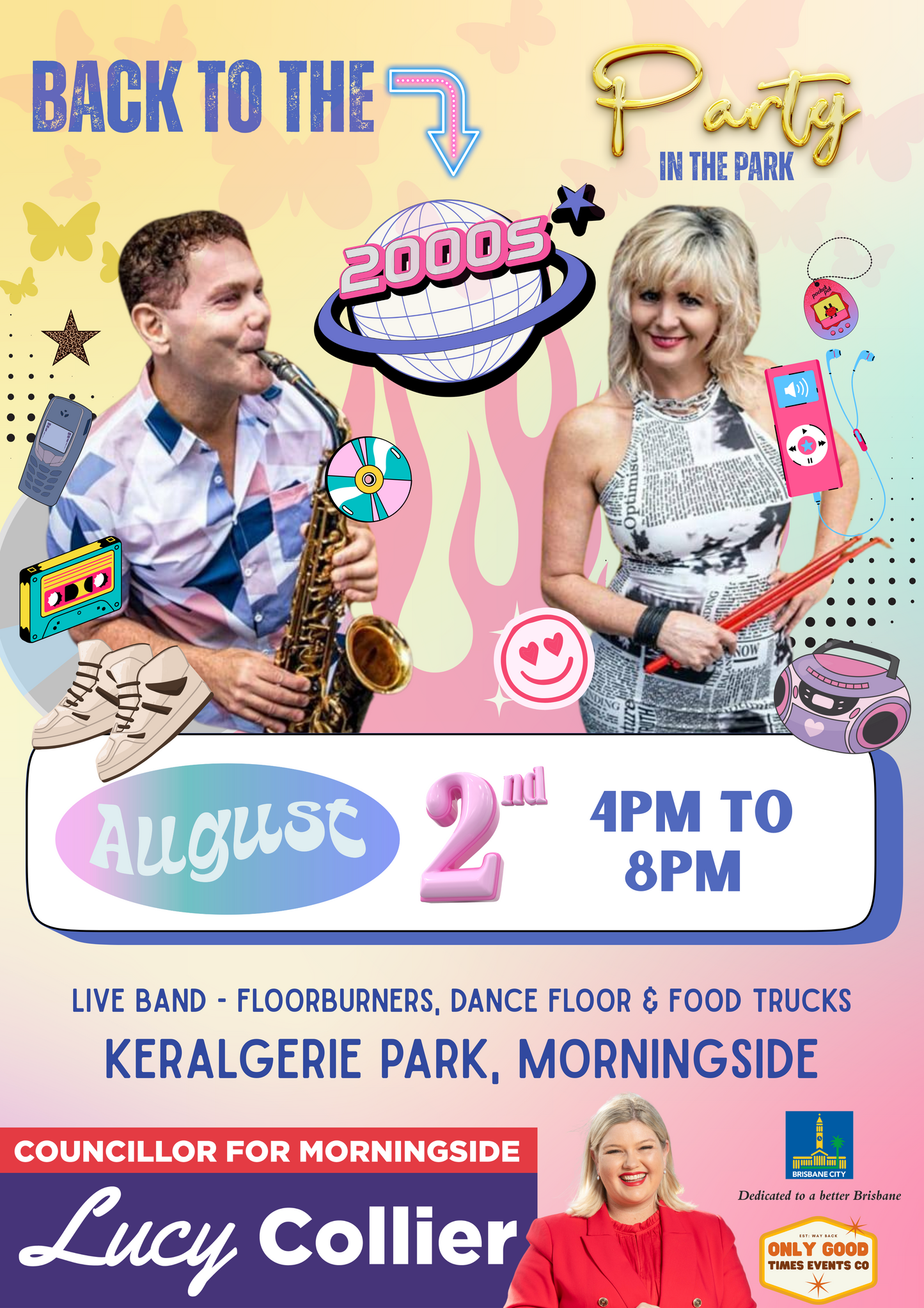 Back to the 2000s - Party In The Park - Morningside - 3x3 MARKET site