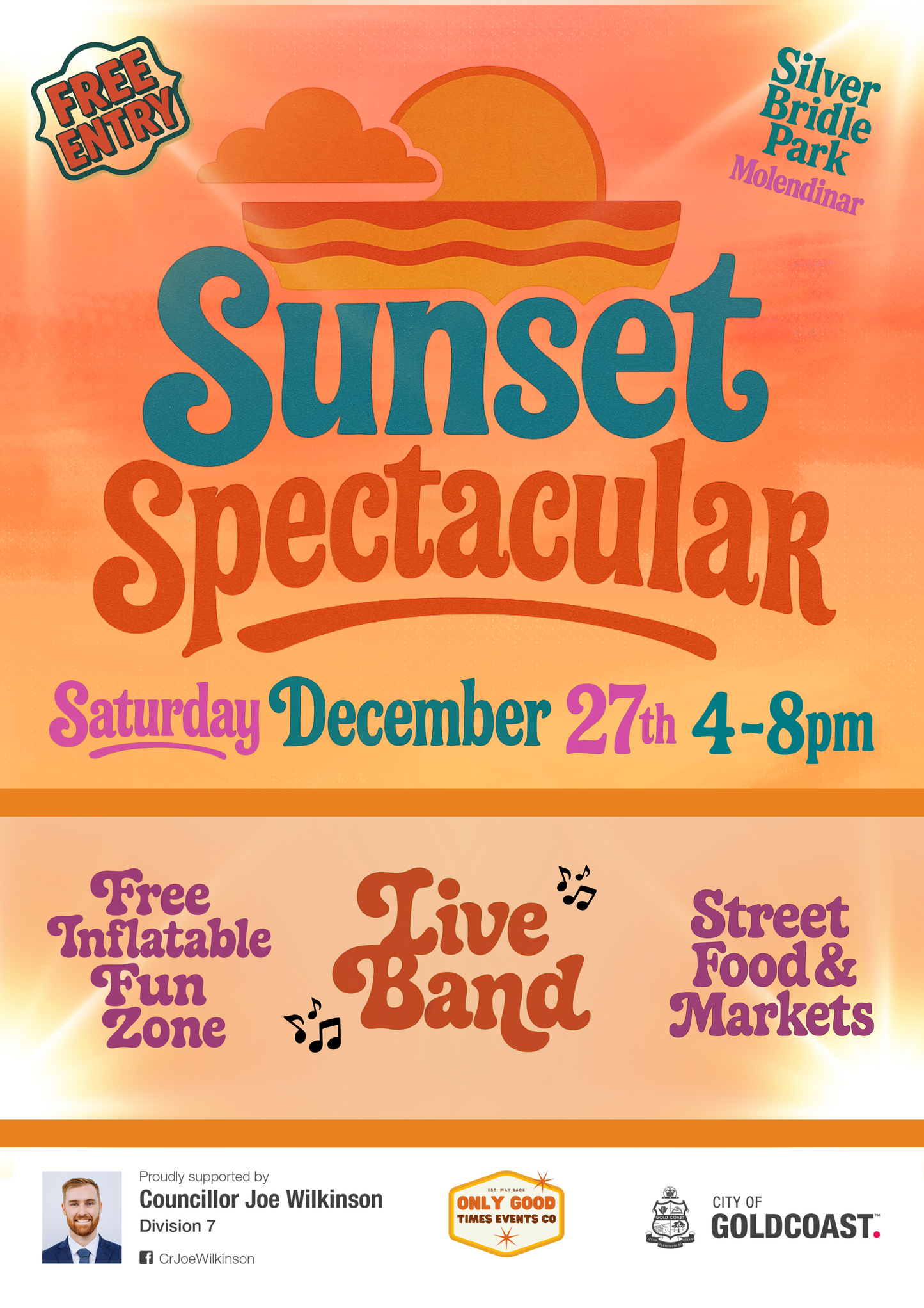 Sunset Spectacular Dec 27th 4pm to 8pm 3x3 MARKET site