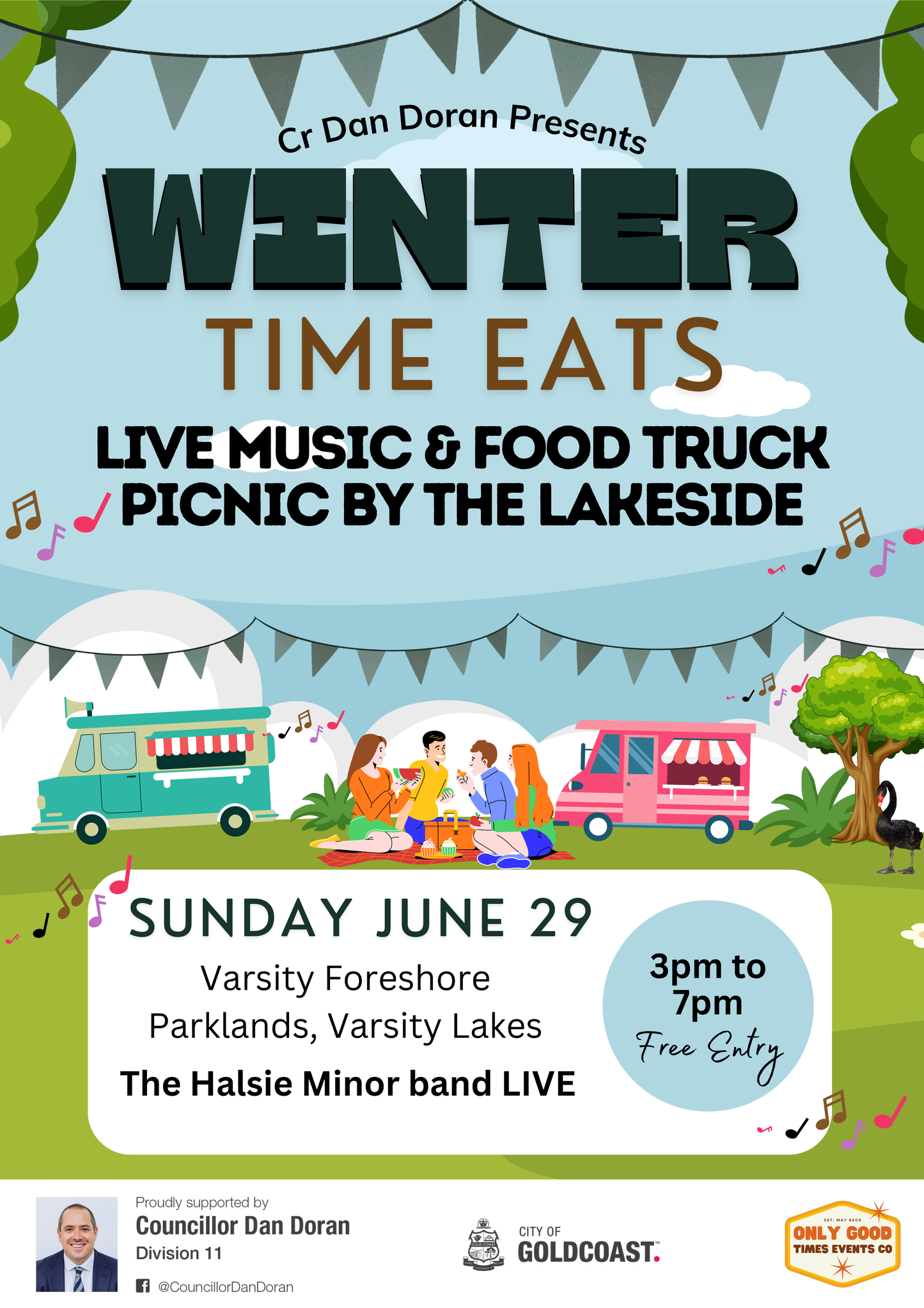 Wintertime Eats - Varsity Lakes Lakeside - June 29th 3pm -7pm FOOD SITE