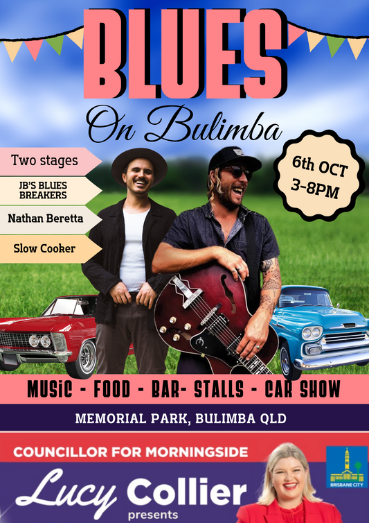 Blues On Bulimba 3pm to 8pm OCT 6TH 3x3 MARKET site