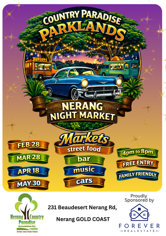 Nerang Night Market FEB 28TH 4PM TO 8PM FOOD SITE