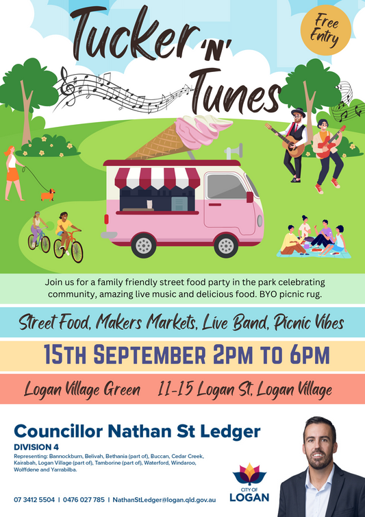 Tucker N Tunes Logan Village Sept 15th 3x3 market